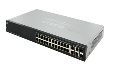 SF300-48 48-PORT 10/100 PORTS + 4 10/100/1000 PORTS SHARE 2 COMBO MINI-GBIC